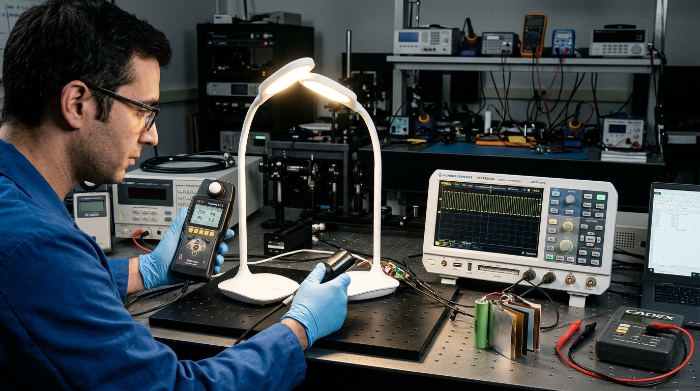 The ₹499 "Eye-Protection Study Lamp" Illusion: The 240Hz PWM Strobe & Li-Ion Battery Capacity Lie That Strains Late-Night Students